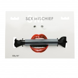 Sexe et bâillon soyeux