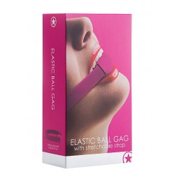 Bâillon élastique rose