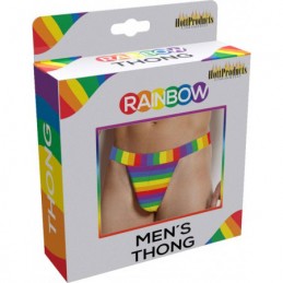 Tanga arcoíris para hombre