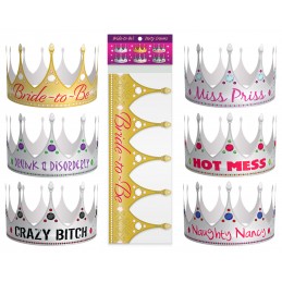 Bride-to-Be Party Crowns