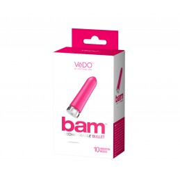 Bala recargable Bam - Rosa...