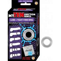 My Ten Erection Rings Lube...