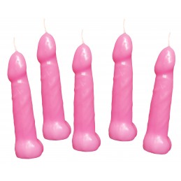 Velas rosas para despedida...