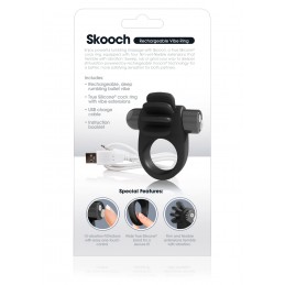 Bague Skooch chargée - Noire