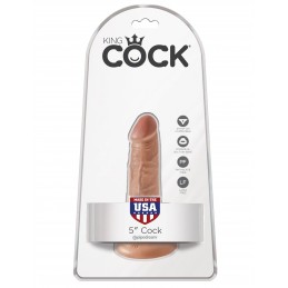 King Cock 5 pouces - Beige