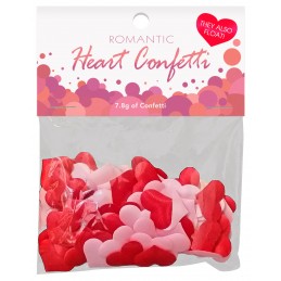 Confettis en forme de cœur...