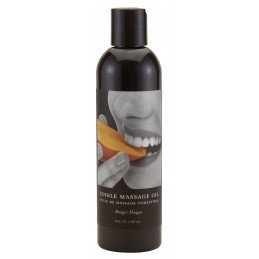 Huile de massage comestible...