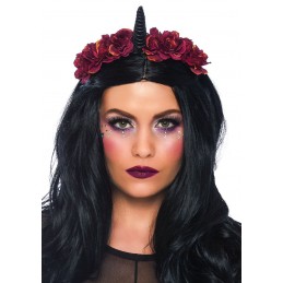 Bandeau licorne à fleurs en...