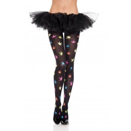 Multicolor Leaf Print...