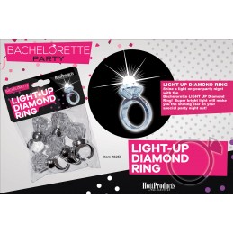 Bague diamant lumineuse,...
