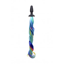 Rainbow Pony Tail Anal Plug