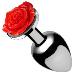 Plug anal Rose Rouge - Moyen