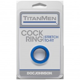 Titanmen Cock Ring - Blue