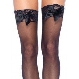 Sheer Lace Top Thigh Highs...