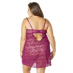 Lace Empire Babydoll With...