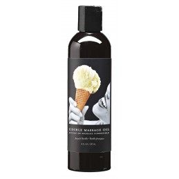 Huile de massage comestible...