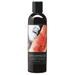 Huile de massage comestible...