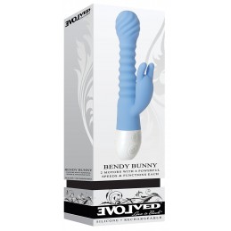 Bendy Bunny - Bleu
