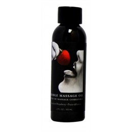 Huile de massage comestible...