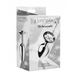 Clear Gem Anal Plug - Large