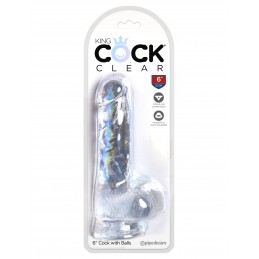 King Cock Clear Pénis de 15...