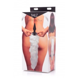 White Fox Tail Vibrating...