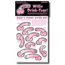 Étiquettes de boisson Willie
