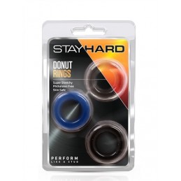 Stay Hard Donut Rings - 3 Pack