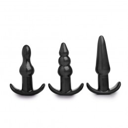 4 Piece Vibrating Anal Plug...