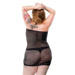 All Over Mesh Tube Dress -...
