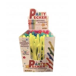 Party Pecker Sipping Straws...