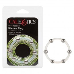 Bague en silicone et perles...