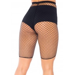 Short cycliste en résille...