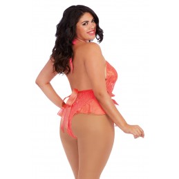 Teddy - Corail - Taille Queen