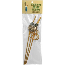 Tropical Drinking Straws -...