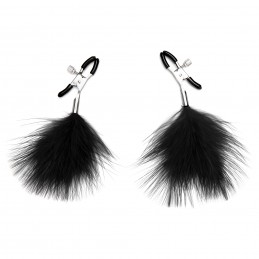 Pinces à tétons en plumes