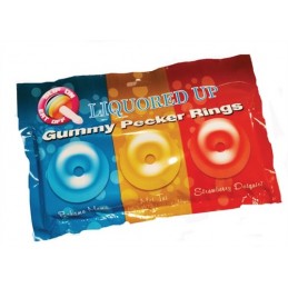 Liquored Up Gummy Pecker Rings