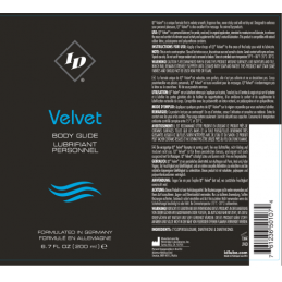 ID Velvet Body Glide 190 g