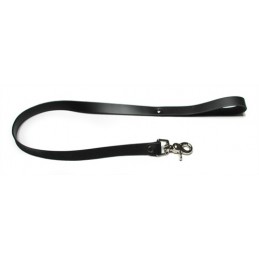 Leather Leash Black