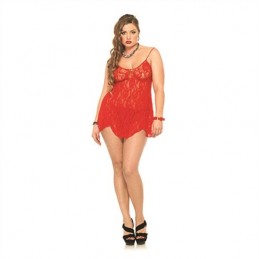 Rose Lace Chemise and...