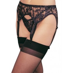 Lace Garterbelt and Thong -...