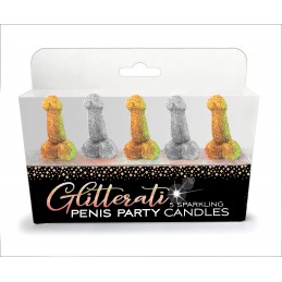 Bougies Glitterati Penis Party
