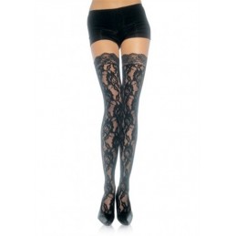 Lace Top Lace Thigh Highs -...