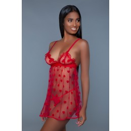 Valentina Slip - Medium - Red