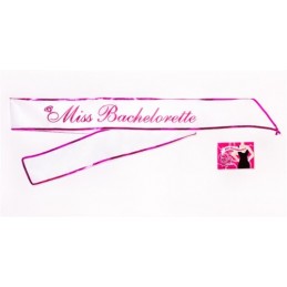 Miss Bachelorette Sash - White