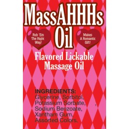 Huile de massage Massahhhs...