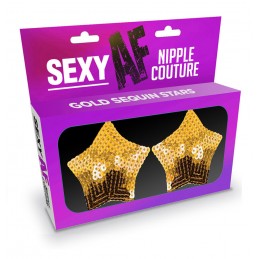 Sexy Af Nipple Couture Gold...