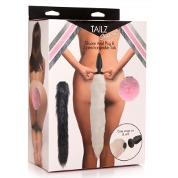 Bouchon anal en silicone à...