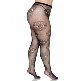 Collants résille à motifs...