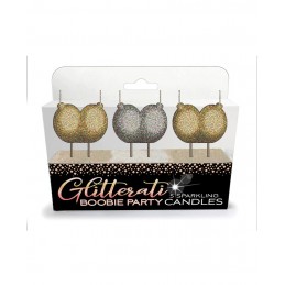 Glitterati Boobie Candle Set